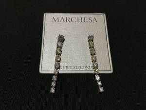 lot 22 image: Marchesa Cubic Zirconia Drop Earrings