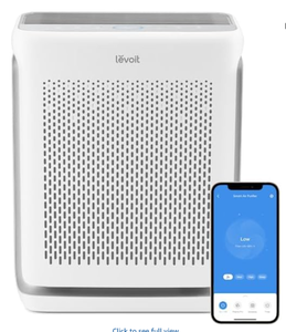 lot 54 image: Levoit White Vital 200S-P Smart Air Purifier, Medium For Large Sized Rooms 380 SQ FT