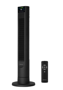 lot 221 image: Holmes 40 Breeze Max Tower Oscillating Fan with Clean Breeze, Color Display
