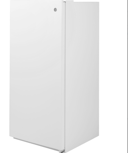 lot 76 image: GE� 14.2 Cu. Ft. Frost-Free Garage Ready Upright Freezer Model #FUF14QRRCWW (Minor Transit Damage, See Photos)
