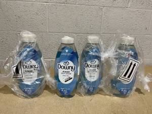 lot 333 image: LOT OF 4 Downy Rinse and Refresh Ocean Mist - Rinse Out Odors - 48 fl oz Each