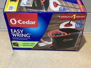lot 393 image: O-Cedar EasyWring Spin Mop & Bucket System