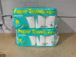 lot 171 image: LOT OF 2 up&up Make-A-Size Paper Towels - 150 sheets - 12 Rolls Per Pack