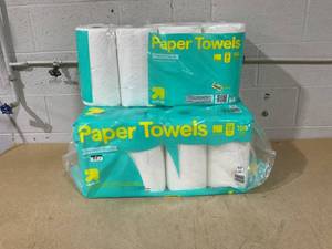 lot 271 image: LOT OF 2 up&up Make-A-Size Paper Towels - 150 sheets - (1) Pack Of 12 (1) Pack Of 8