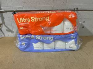 lot 276 image: LOT OF 2 up&up Soft & Strong, Ultra Strong Toilet Paper (30 Rolls Per Pack)