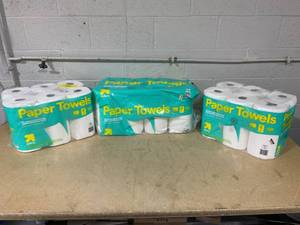lot 383 image: LOT OF 3 up&up Paper Towels