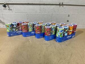 lot 386 image: LOT OF 5 Kleenex On The Go Facial Tissue