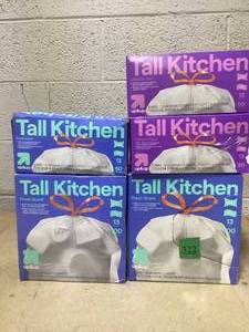 lot 322 image: LOT OF 5 up&up Tall Kitchen Trash Bags