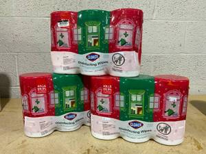 lot 358 image: LOT OF 3 Clorox 3-in-1 Disinfecting Wipes (3 Per Pack)