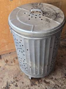 Galvanized Metal Compost Bin