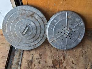 Metal Trash Can Lids