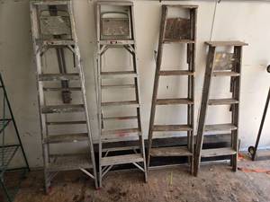 Werner and Wooden Step Ladders