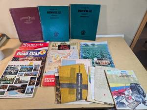Collection of Minnesota and Renville County Atlases and Road Maps