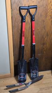 Tool Shop Shovels and Hedge Shears Set