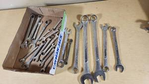 Box of Metric Wrenches Including Pittsburgh Brand