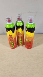 FlameStop Biodegradable Fire Suppressant Canisters - 3 Cans