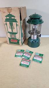 Coleman Model 220 Lantern with Box and Mantles
