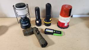 Coleman Lantern, Energizer Flashlights, and MX-991U Military Flashlight