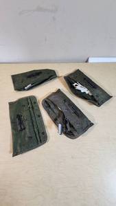 Military Gun Cleaning Kits Including Brushes and Rods - Not Inventoried