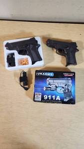 UKARMS 911A Airsoft Gun with Accessories and BBs