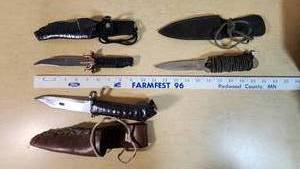 Handcrafted Knives Including Survival and Decorative Types