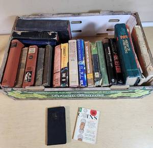Box of Vintage Books and Reference Materials
