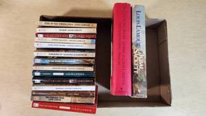 Collection of Louis LAmour Books Including Jubal Sackett and The Collected Short Stories Volume Six