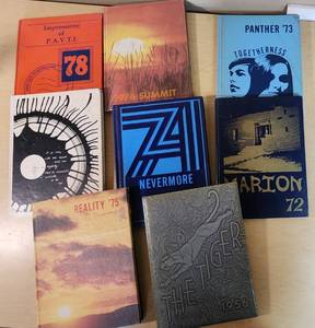 Collection of Vintage Yearbooks from 1956 to 1978