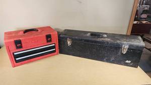 Craftsman Socket Set (Partial) and Metal Toolbox
