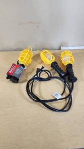 Bayco 75 Watt Work Lamp with 182 Cable and Protective Cage