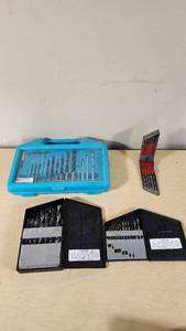Norseman Drill Bit Sets, Drill Index and Assorted Drill Bits - Some Complete