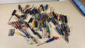 Various Screwdrivers and Hand Tools including Mixed Brands and Styles
