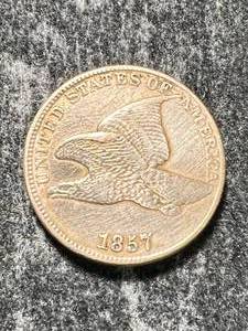 1857 US FLYING EAGLE CENT