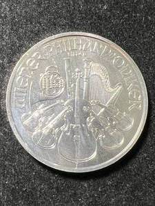 lot 35 image: 2020 AUSTRIAN PHILHARMONIC 1 TROY OZ .999 FINE SILVER