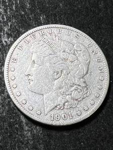 lot 54 image: 1901-S US MORGAN SILVER DOLLAR