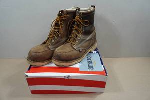 lot 3 image: Thorogood Mens 8 Work Boots - Size 12