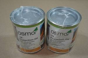 lot 16 image: 2 Osmo UV-Protection Oil - Clear Satin 25.3fl oz