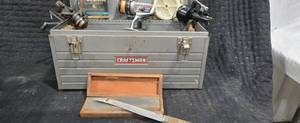 lot 1875 image: Craftsman Toolbox with Fishing Gear