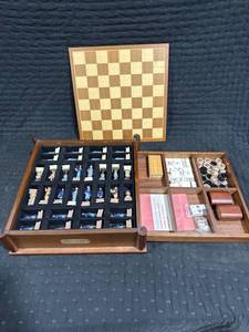 lot 1930 image: Multi-Game Wooden Set