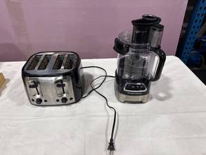 lot 1945 image: Toaster & Food Processor Set