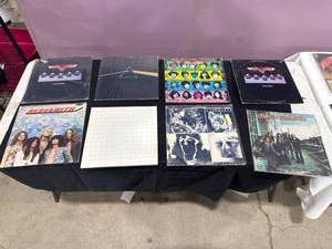 lot 1998 image: Vintage Rock Vinyl Album Lot