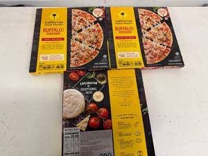 lot 137 image: 3x-Buffalo Chicken Pizza-Californa Pizza Kitchen