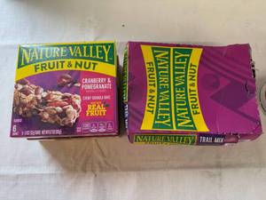 lot 12 image: MM. 2x 16ct Nature Valley Fruit & Nut Bars