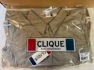 SSS. 19x Clique Button Down Short Sleeve  Shirts-XXL