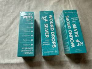 lot 50 image: SSS. 3x Silver Wound Drops