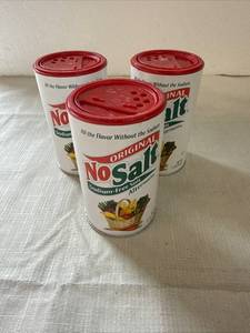 lot 64 image: SSS. 3x 11oz No Salt Sodium Free Salt Alternative