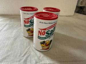 lot 65 image: SSS. 3x 11oz No Salt Sodium Free Salt Alternative