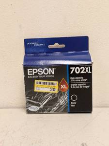 lot 55 image: NEW EPSON 702XL PRINTER INK