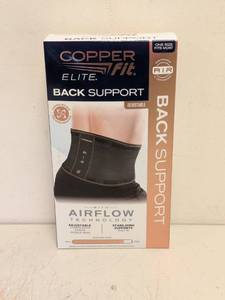 lot 67 image: NEW COPPERFIT ELITE ADJUSTABLE BACK SUPPORT