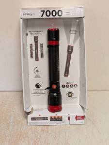 lot 84 image: INFINITY X1 7000 LUMENS DUAL POWER FLASHLIGHT